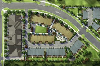 design and create stunning 2d or 3d site plan rendering for property development