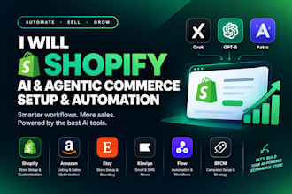shopify cro grok astra gpt6 amazon agentic commerce etsy klaviyo flow bfcm email