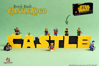 do custom lego moc logo design with xml partlist pdf instructions and io file