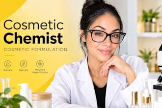 be your cosmetic chemist and formulate cosmetic products