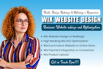wix website redesign wix website update design wix studio website wix ecommerce