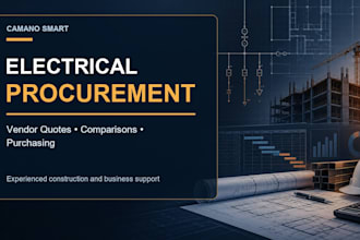 compare electrical supplier quotes and facilitate material purchasing