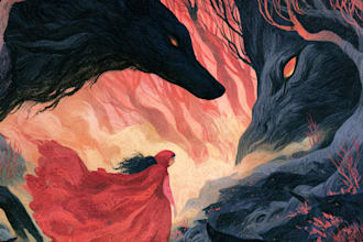 draw fairy tale illustration for you