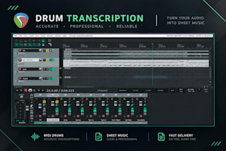 transcribe your drum recording to accurate midi