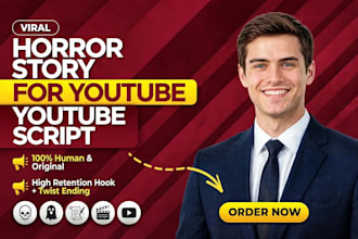 write a scary horror story for your youtube faceless channel