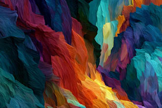 create modern abstract digital art paintings
