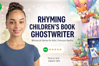ghostwrite a rhyming childrens picture book story for kids