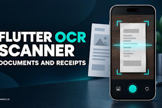 build a flutter ocr document and receipt scanner app