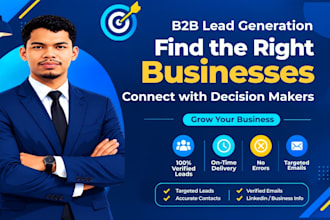 do b2b lead generation with verified emails and contact list