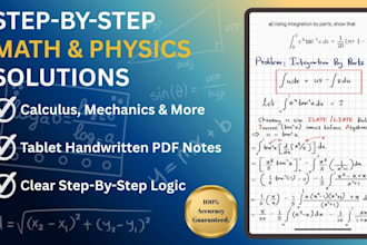 tutor ap calculus, physics, and mathematics problems