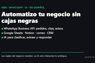 automate your business with n8n whatsapp and ai in spanish