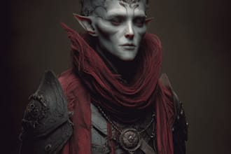 draw fantasy horror character art or horror art