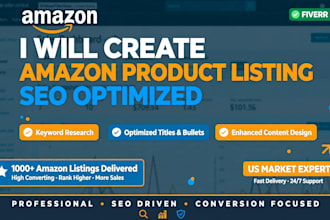 create amazon france product listing with french seo translation