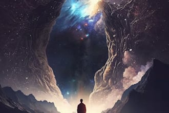 design fantasy book cover or book cover