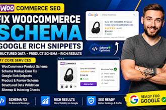 fix woocommerce schema markup and google rich snippets