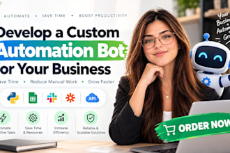 develop a custom telegram automation bot for your business
