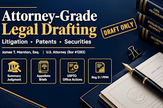 draft your uspto office action response and patent claim amendments