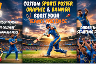 design professional sports banners for you