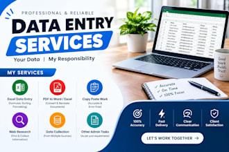be your data entry operator