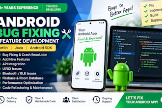 fix android bugs and add features to your kotlin app