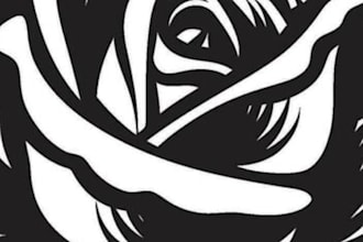 create a beautiful linework tattoo design