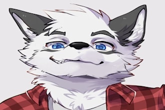 draw furry art ych kemono vore reference sheet fursona sketch design anime oc