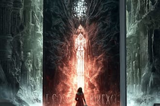 design stunning fantasy book cover art book design