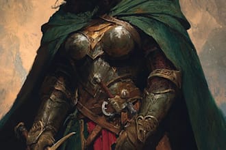 create epic dnd fantasy character art for your rpg hero or villain