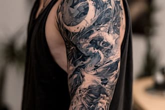design a unique personalized tattoo for you