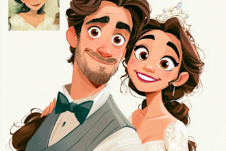 do disney cartoon portrait
