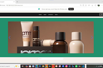 design responsive landing page website