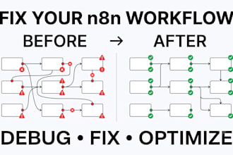 fix, debug and optimize your n8n workflow