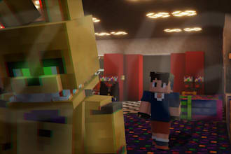make classic minecraft thumbnails for you