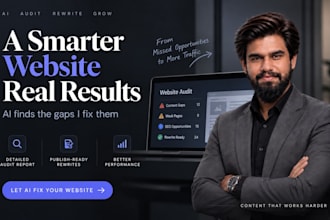do an ai powered content audit, find gaps, and fix weak pages for better SEO
