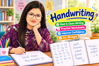 write anything with my natural handwriting