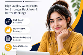 do high quality website research and link building