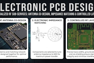 design rf antenna co design, electronic impedance matching, controlled rf layout