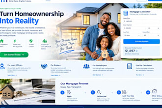 build mortgage website with calculator for loan officers brokers and leads