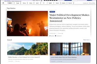 esign modern website UI UX in figma