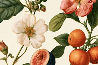 do a botanical illustration