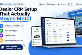 selly leadsquared vinsolutions cdk global and drivecentric automotive CRM setup