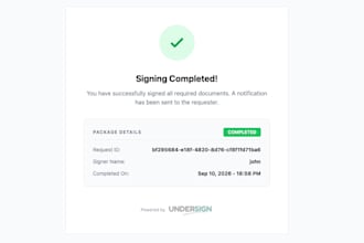 provide a fully built docusign pandadoc clone with source code