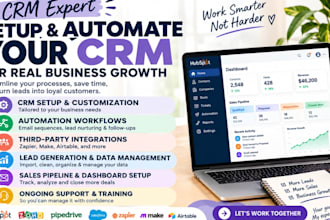 do wordpress crm integration, lead automation with hubspot, zoho and pipedrive