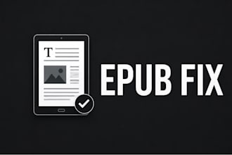 professionally fix epub errors