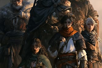 make a dnd character fantasy for dnd party