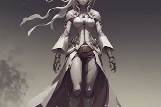 create anime character art with your references