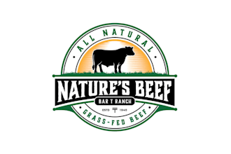 design unique nature beef logo