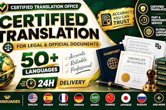 multilingual notarized certified translation by certified translation agency