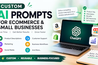 write custom ai prompts for your ecommerce or small business