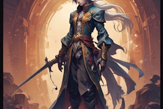 create anime character artwork for your story
